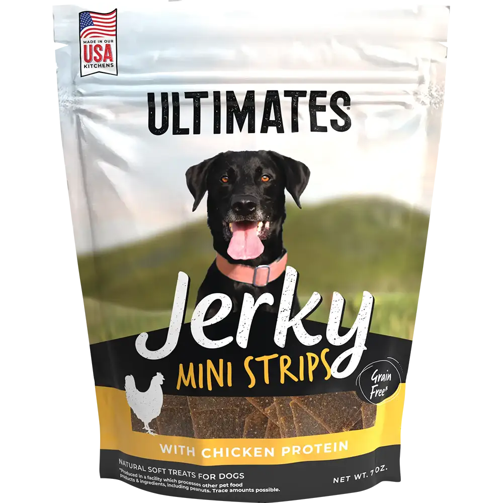 Chicken Mini Strips - Ultimates Pet Nutrition in the USA