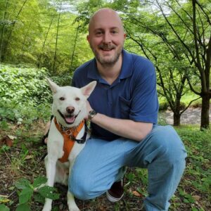 richard rowlands and his dog otto